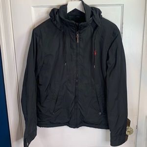 Polo by Ralph Lauren Dark Windbreaker with Red Logo